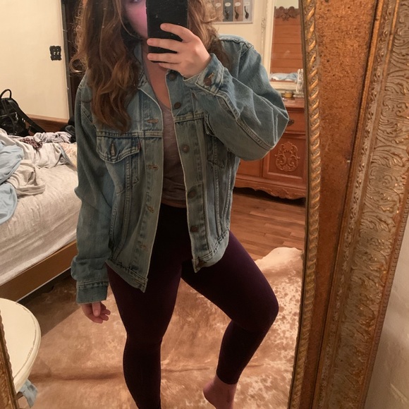 levi's dad denim trucker jacket